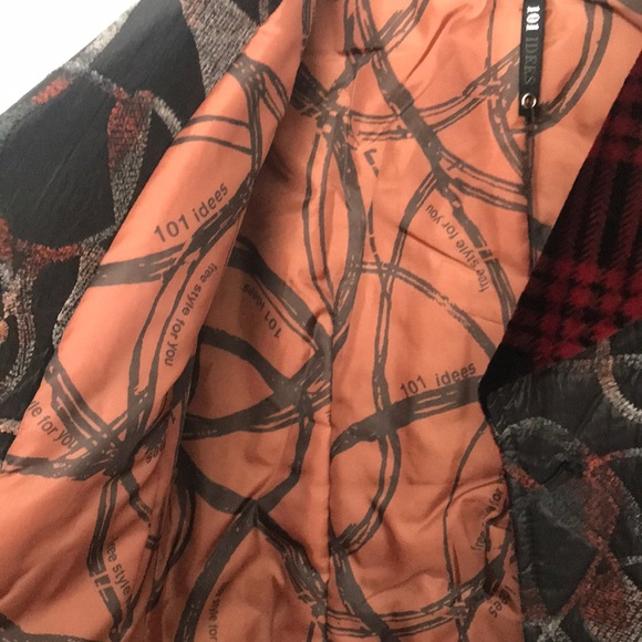 101 Idees coat. Size XL (missing top button) - Picture 2 of 3